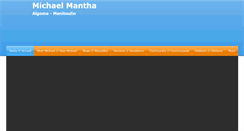 Desktop Screenshot of michaelmantha.com