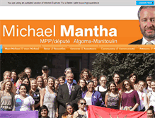 Tablet Screenshot of michaelmantha.com
